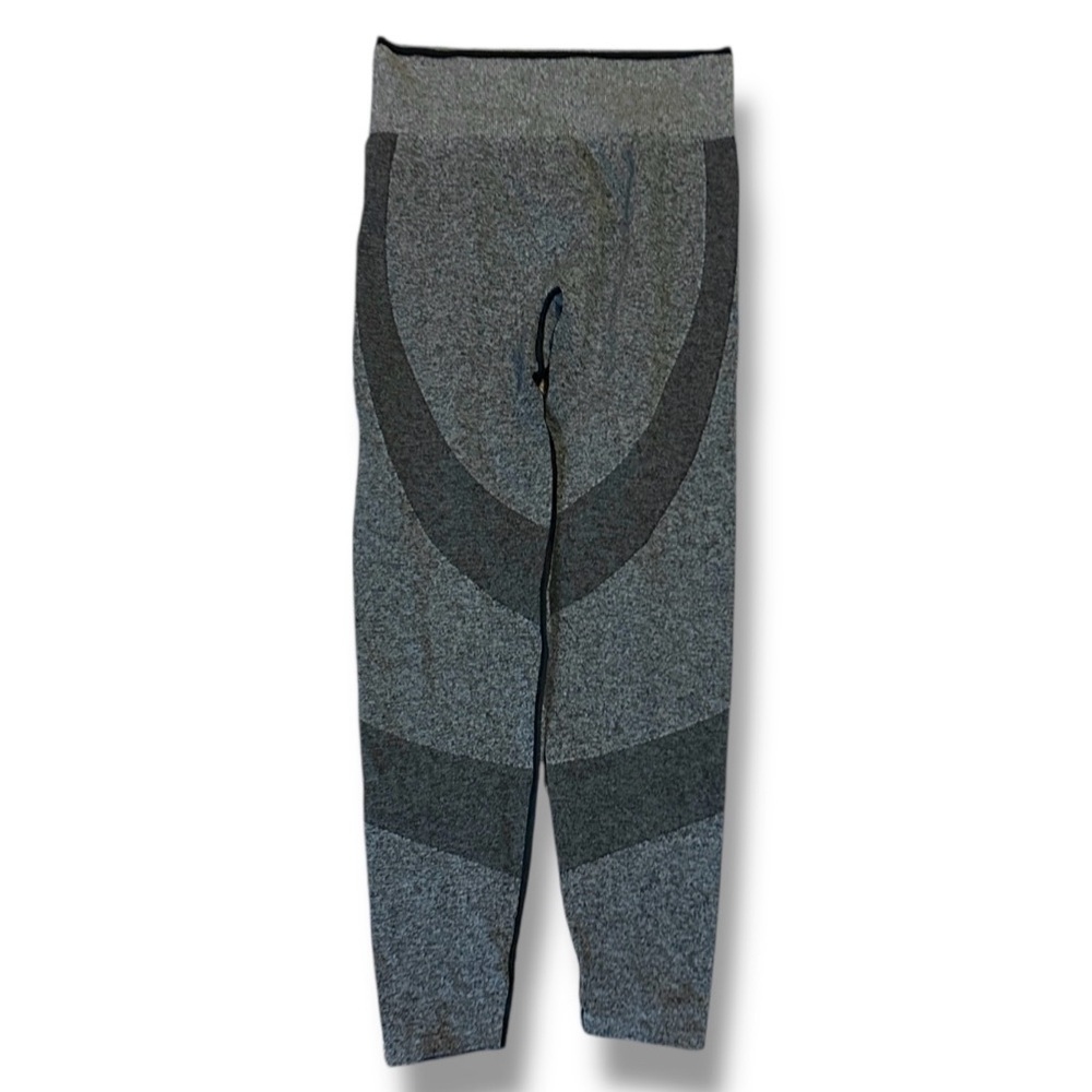 Victoria Secret PINK Gray Seamless Leggings Women’s Sz Medium Workout Gym Sporty